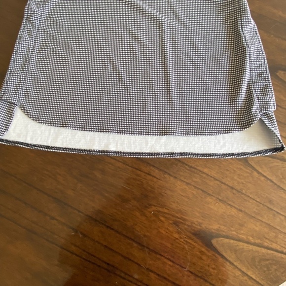 CHICO'S 3/4 sleeve herringbone pattern hi/low hem top size M - Picture 8 of 10